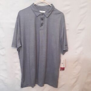 Grand Slam Polo Golf Shirt Men's Size XL Gray Anthracite Sleet NWT