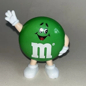Vintage Rare 1991 Mars M&M Green Candy Dispenser Waving Hand Collectible Toy - Picture 1 of 3