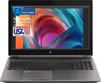 Portátil HP - ZBook 15 G6 15,6" Reacondicionado - Intel 9ª Generación Core i7 con 32 GB M... Foto 1 de 4