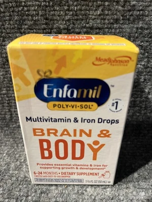 Líquido de apoyo inmunológico suplemento multivitamínico y hierro Enfamil Poly Vi Sol 50 ml Foto 1 de 4