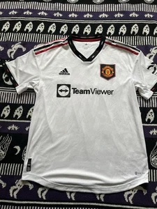 Manchester United Trikot Large weiß Away 2022 2023 Adidas Trikot Top - Bild 1 von 7