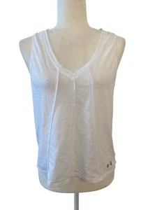 Vimmia Womens White V-Neck Blousen Tank Top Size Small V-Neck Athletic - Picture 1 of 8