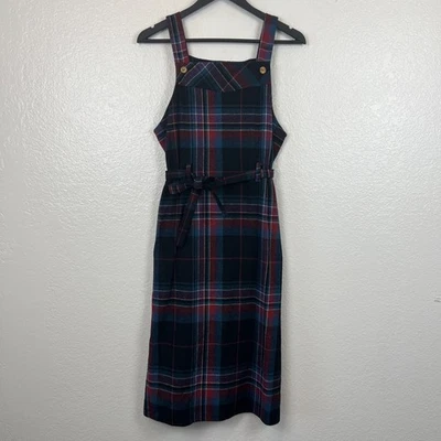 VTG Byer Too Dress Juniors 9 Plaid Preppy Ivy League Grunge Dark Academia School - Image 1 of 4