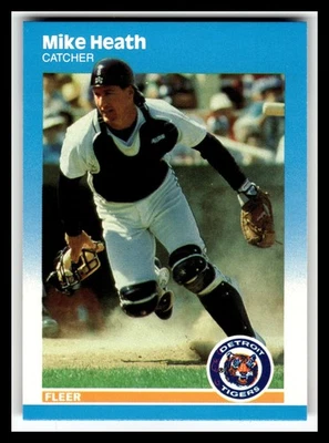 1987 Fleer Update #U-42 Mike Heath - Image 1 of 2