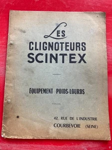 Catalogue CLIGNOTEURS SCINTEX équipement poids lourds   J31 - Bild 1 von 8