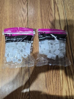 Apollo PEX-A 1/2" Expansion Sleeve 25 Pack EPXS1225PK - Set Of 2  - Image 1 of 2