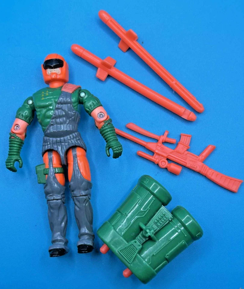 Gi Joe Cobra 1993 FLAK VIPER v2 100 % completo con soporte mochila arma Foto 1 de 4