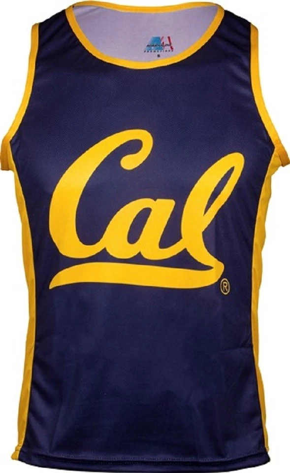 California Berkeley Golden Bears Men's RUN/TRI Singlet (XS, S, M, XL, 2XL, 3XL) - Image 1 of 1