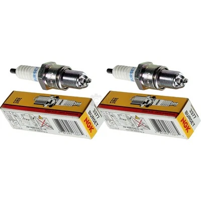 2X Original NGK Bujías 3377 Tipo BUR5ET Bujía - Imagen 1 de 3