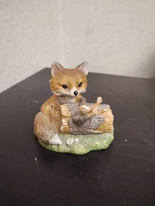 Vintage Homco 1986 Baby Fox - Picture 1 of 2