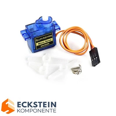 WaveShare RC-Smart Micro Servo 10,5g SG90 4,8~6V Robotik RC-Flugzeuge Modellbau - Bild 1 von 4