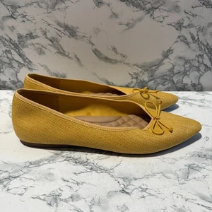 Birdies Mujeres 12 Punta Punta Ballet Pisos Jilguero Dorado Arco Informal Zapato Comodidad - Imagen 1 de 6