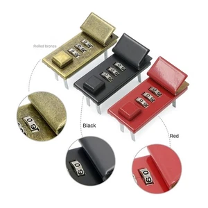 DIY Notepad Password Lock Alloy Briefcase Lock Durable Echanism Lock Luggage - Zdjęcie 1 z 19