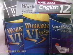Abeka Grammar & Composition- English 12- complete set of 6 books - Picture 1 of 6