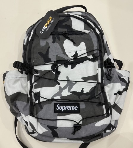 Supreme Backpack Snow Camo SS25 Water Resistant Cordura 28L