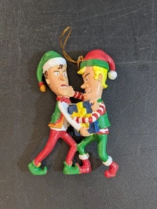 Vintage Beavis and Butt-Head Fighting Christmas Ornament MTV 1996 lose ohne Karton - Bild 1 von 12