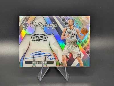 2023-24 Panini Phoenix Caligrafía Manu Ginóbili #CG-MGB Automático/49 Foto 1 de 2