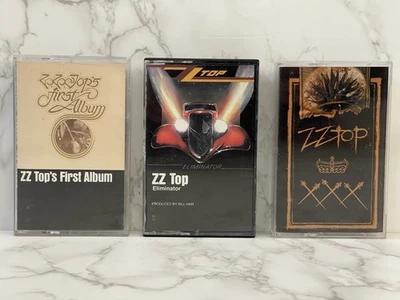 Lot of 3 ZZ Top Cassettes Eliminator First Album XXX - Image 1 of 4