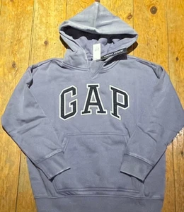 NWT Gap Kids Boys Girls Logo Hoodie Sweatshirt Oversized Lavender Large 10 - Picture 1 of 2