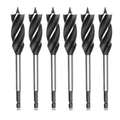 Broca para madera de 10-35 mm broca de serpiente vástago hexagonal punta centradora broca - Imagen 1 de 4