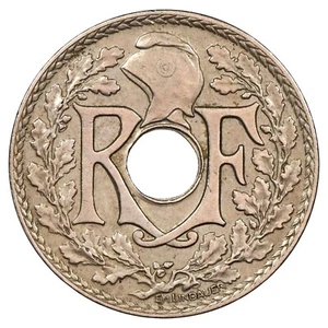 France - 25 centimes Lindauer 1936 cupronickel F.171/18 Gad.380 KM.867a monnaie - Imagen 1 de 2