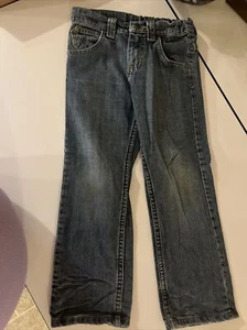 Wrangler Boys Blue Washed Jeans Size 6 - Picture 1 of 6