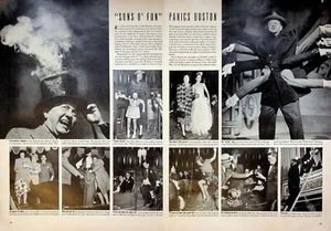 1941 Boston Halloween Hellzapoppin Son O' Fun Play 2-Page Magazine Print Article - Imagen 1 de 3