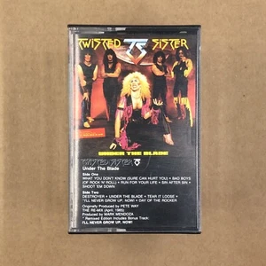 TWISTED SISTER Cassette Tape 80s Metal Glam UNDER THE BLADE DEE SNIDER - Picture 1 of 6