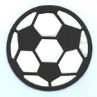 Embroidered Soccer Ball Patch - 3 inch diameter - Stocking stuffer