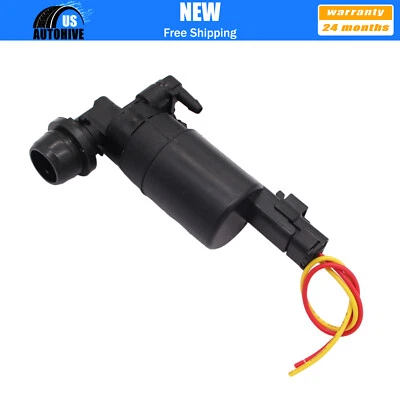 Windshield Washer Motor Pump & Connector Harness Plug for Nissan Titan 2004-2015 - Image 1 of 4