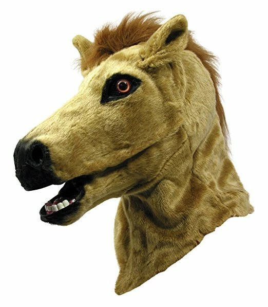 Horse Moving Mouth Adult Mask - Image 1 of 1