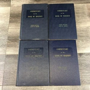 Commentary on the Book of Mormon Vols 1-4 Vintage LDS Hardcover Books - Picture 1 of 19