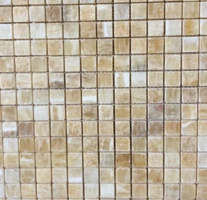 12x12 Tile Mosaic Honey Onyx Remodel Stone Backsplash (10 Square Feet) T-31 - Picture 1 of 5
