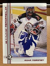 2000-01 ITG Be A Player Memorabilia Ruby /200 Mika Noronen #448 BUFFALO SABRES