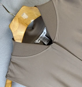 Athleta Brooklyn Utility Romper Womens Size 14 Pyrite Pockets Preppy Coastal Hot - Picture 1 of 13