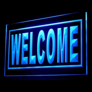 120032 WELCOME Farmer Market Travel Service Display LED Light Neon Sign - Picture 1 of 14