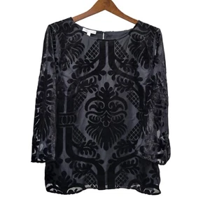 Talbots RSVP Velvet Blouse Women’s Large. Lined New With Tags $129 - Picture 1 of 11