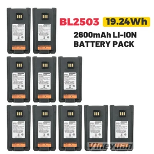 100PC Zamienny akumulator litowo-jonowy BL2503 2600mAh do Hytera PD782 PD700 PD702 DMR - Zdjęcie 1 z 12
