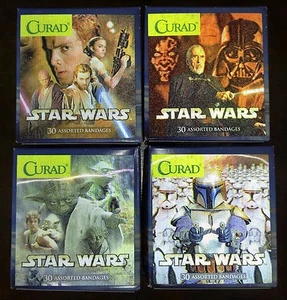 Juego de 4 vendajes de curada de promoción de películas de caja holográfica 3D lenticular Star Wars - Imagen 1 de 11