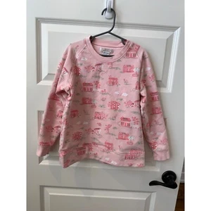 The Beaufort Bonnet Company Pullover Sweatshirt Pink Cottagecore Size 8 - Picture 1 of 6