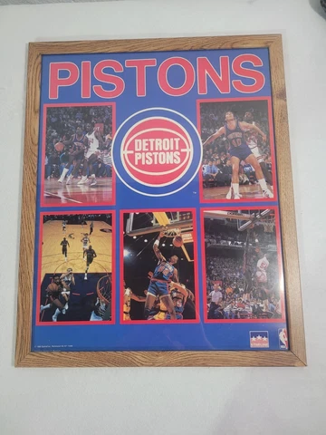Vintage Bad Boys Detroit Pistons 1988 Starline NBA Basketball 20x16 POSTER Cover