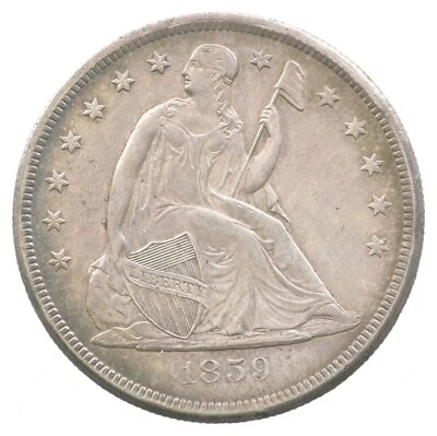 1859-O Seated Liberty Silver Dollar *8823 - Image 1 of 3