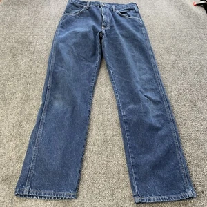 Rustler Mens Regular Fit Straight Blue Denim Jeans Size 34x32 (Actual 33x31.5) - Picture 1 of 14