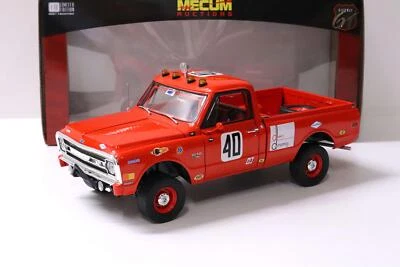 1:18 Highway61 Chevrolet C10 Baja 1000 Camion Pick-Up #40 Rosso 1969 - Immagine 1 di 4