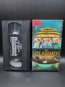 The Life Aquatic Steve Zissou VHS Tape 2005 Rare Wes Anderson Bill Murray Movie - Imagen 1 de 4