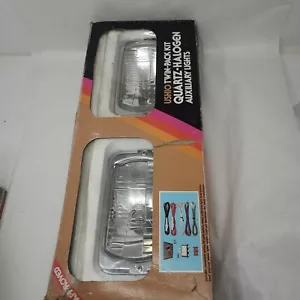 VINTAGE Ushio Twin Pack QUARTZ HALOGEN Auxilery LIGHT KIT CAR VAN TRUCK OPEN BOX - Picture 1 of 24