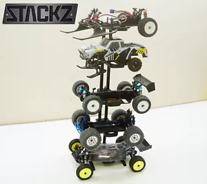 STACKZ 1/16 Scale RC Car Shelf Pit Display Stand Rack for Mini-T, Mini-B, SCX24 - Picture 1 of 11