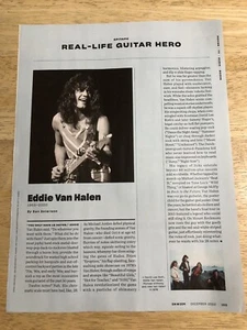 Tributo EDDIE VAN HALEN 2020 - Recorte de revista - Imagen 1 de 1