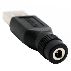USB Male to DC Port 3.5x1.35mm 5V Power Supply Charger Adapter Plug Converter - Picture 1 of 5