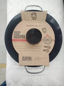 Sedona Bierdose Huhn BBQ Röster Gestell Größe 12""x2"" Brandneu Neu aus altem Lagerbestand - Bild 1 von 6
